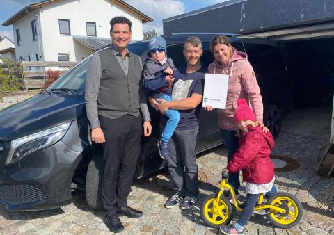 Junge Familie in Oberfranken unterstützt